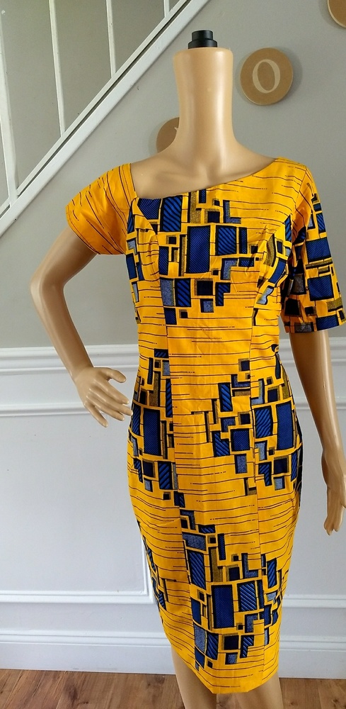 Africa print dress
